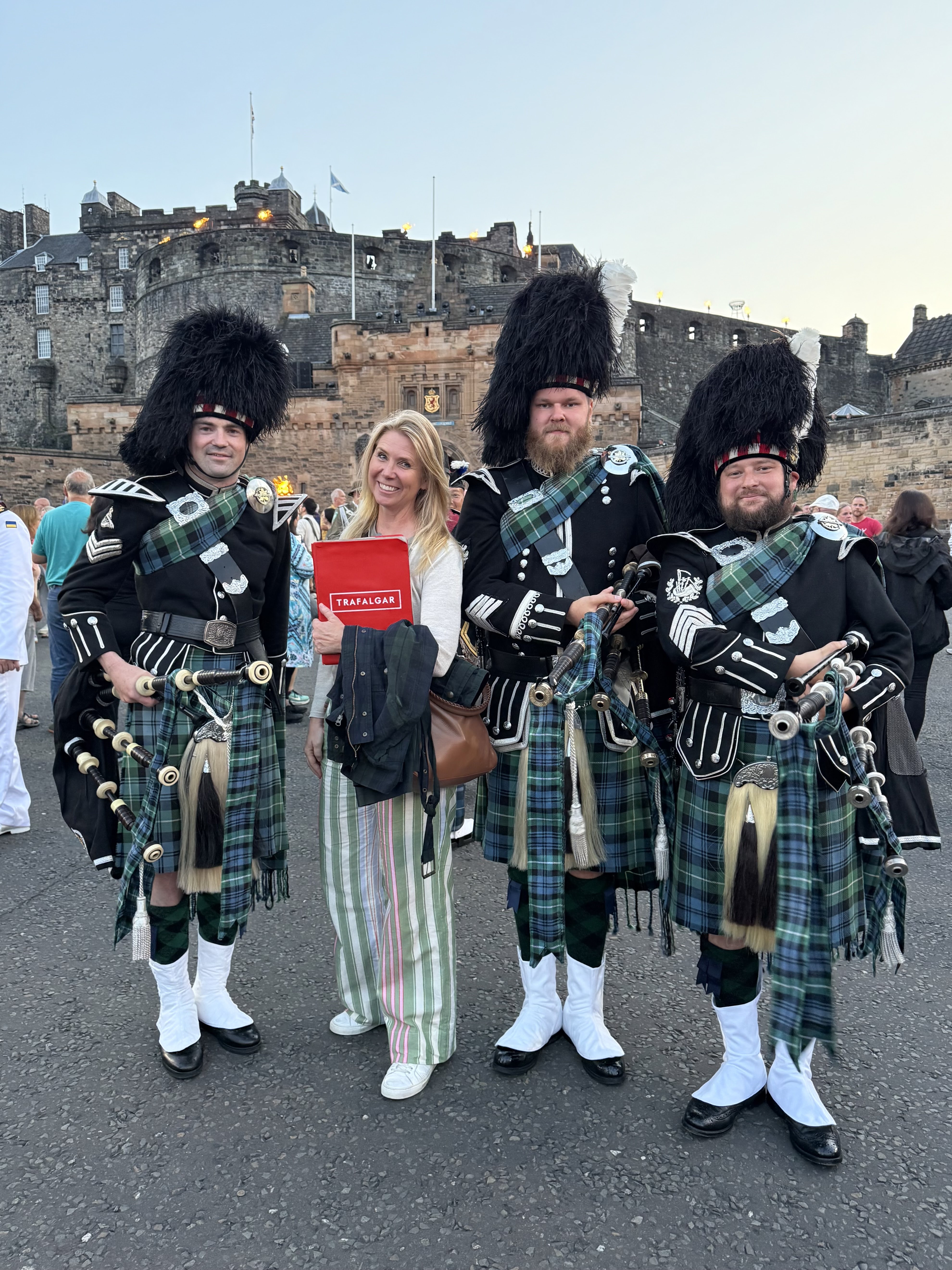 Margot on tour in Edinburgh