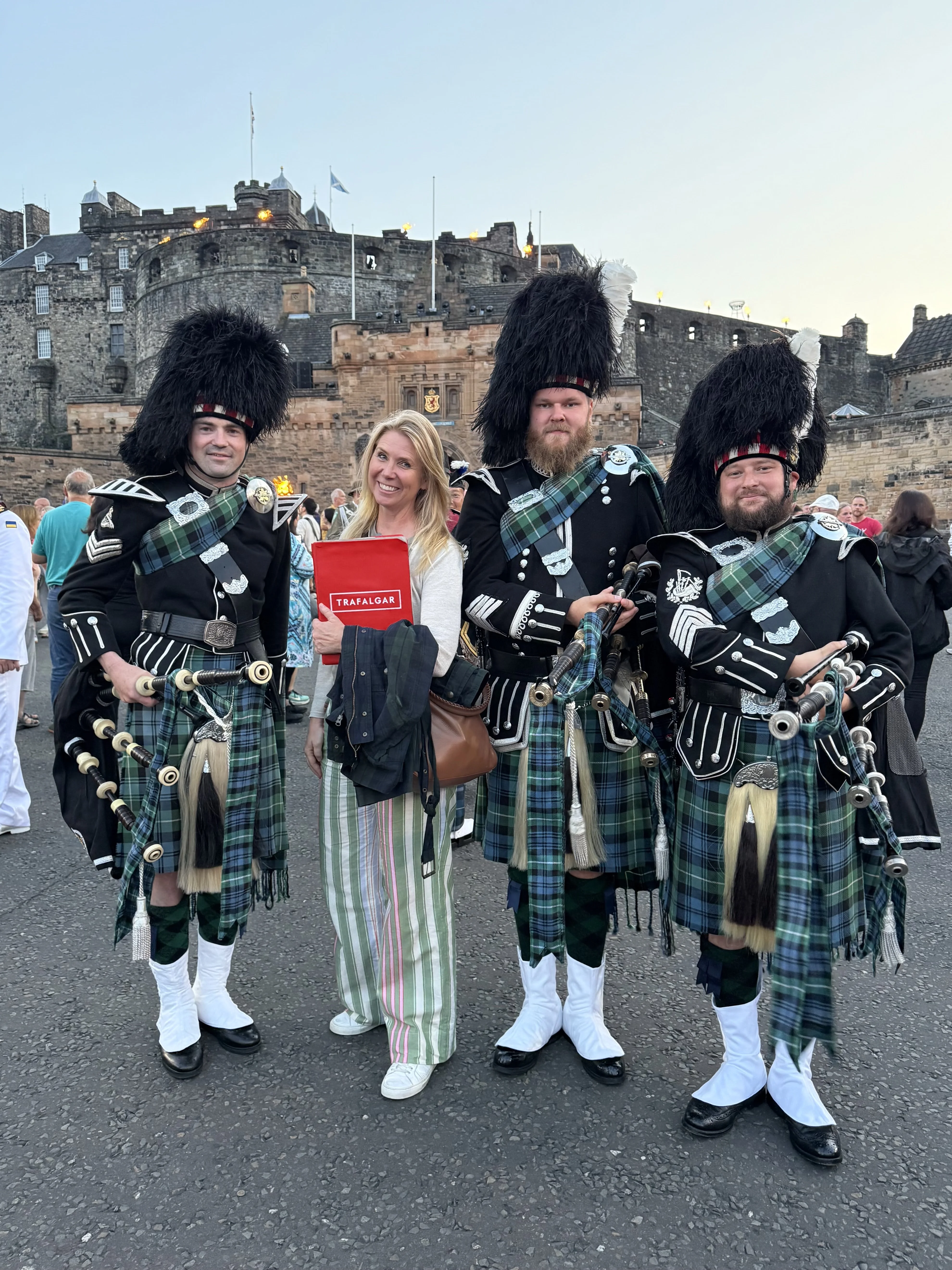 Margot on tour in Edinburgh